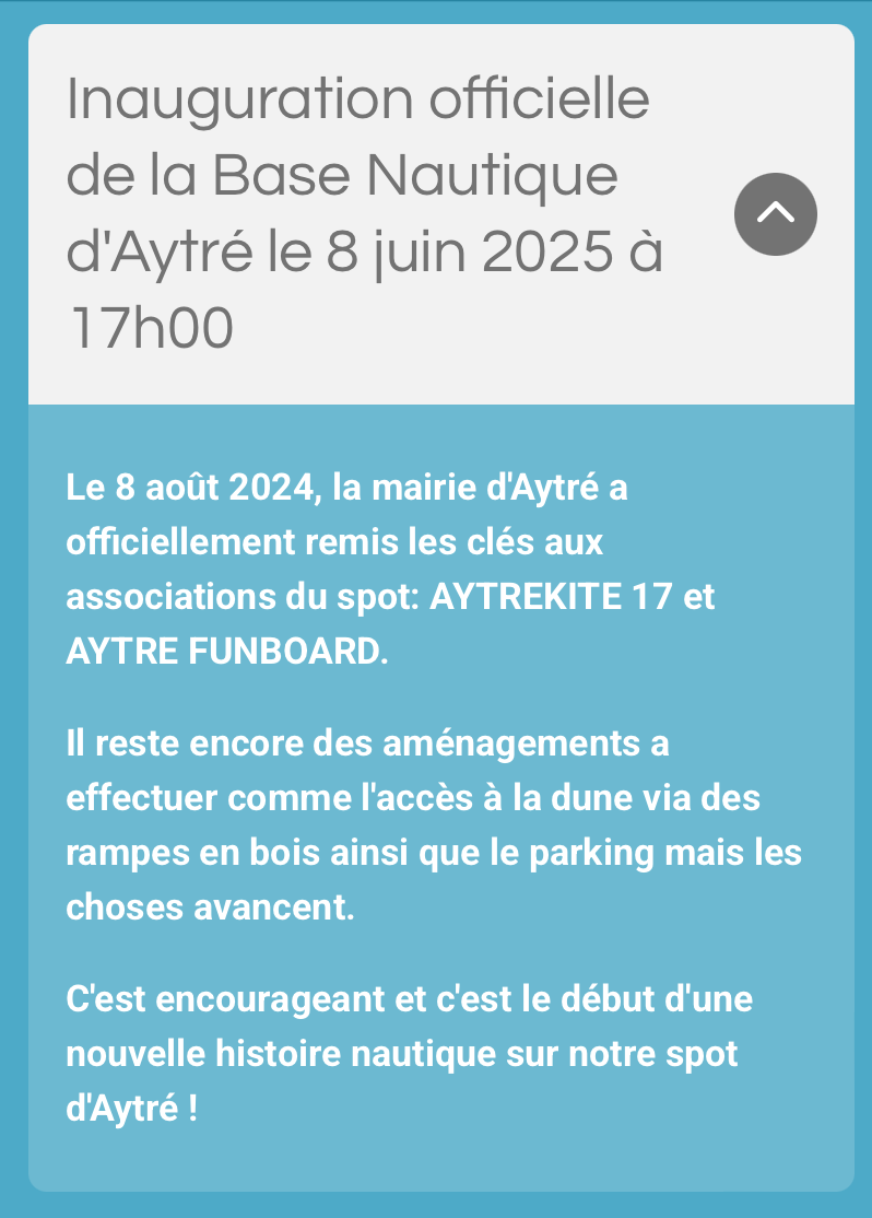 Inauguration officielle de la Base Nautique d'Aytré